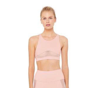 🆕 Alo Yoga Glance Bra Pale Mauve